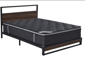 Matelas orthopédique Queen King Size pour hôtel, en gel, mousse à mémoire de forme, latex compressé, ressorts ensachés 5 zones - Product Image 1
