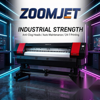 Meilleur prix Zoomjet 2.5m imprimante Eco solvant grand format Double XP600 I3200 toile tissu bâche impression boutique d'impression