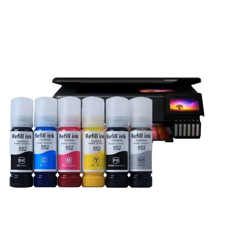 bulk sale premium quality 6 colors dye sublimation ink for sublimation ink epson l1800 ET8550 L8188 8168 552 013 014