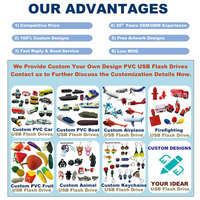 Clé USB personnalisable en PVC en forme de pain, en promotion, 64 Go, clé USB 2.0 personnalisée, 4 Go, 8 Go, 16 Go, 32 Go
