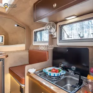 Tente de toit <span class=keywords><strong>en</strong></span> aluminium pour camping-car avec suspension indépendante, mince, triangle, coque rigide pour camping-car tout-terrain, type 4x4 - Product Image 6