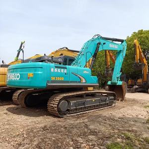 Pelle sur chenilles d'occasion KOBELCO SK350LC-8 nouveauté prix bas matériel de construction Offre Spéciale bonne condition de travail - Product Image 4