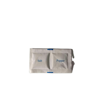 Premium Salt & Pepper Sachet Single Serve Condiment Packets Food Safe Seasoning Packets for Restaurant & Airline Catering Use
