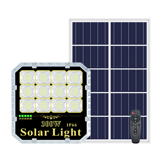 High Lumen LED Solar Flood Light IP66 IP67 Waterproof Outdoor Road Lighting 100W 200W 300W 400W