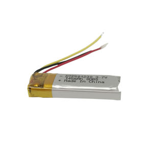 Batería de Iones de Litio 501230 145mAh 3.7V, Baterías Recargables de Polímero Personalizadas al por Mayor de Alta Calidad - Product Image 2