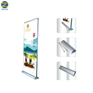 Stan Pameran Promosi Iklan Portabel Kustom, Banner Retractable Aluminium Roll up Pull up - Product Image 2