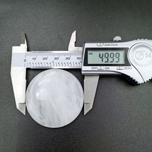 Patchs en cristal blanc pour le contour des yeux, 50 mm, rondes, en jade, pour extensions de cils - Product Image 1