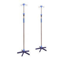 Vente en gros de supports d'infusion en acier inoxydable à bas prix, support à bouteilles mobile en fonte, support d'infusion pour hôpital, tige IV