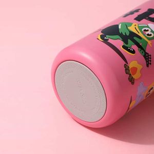 316 Stainless Steel Insulated Water Bottle Pop-Up Lid Portable Thermal Bottle <b>Large</b> Capacity Food Grade Travel Mug - Product Image 3
