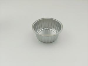 Vasos de Aluminio Pequeños de 4 oz de Color con Tapa Sellada de Aluminio y Tapa de Plástico para Comida para Llevar - Product Image 1