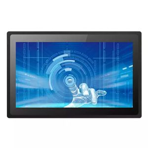 แผงกระจกนิรภัย PC 15.6นิ้ว Win <span class=keywords><strong>10</strong></span>ทนทาน,แผงควบคุมพีซีแบบไม่มีพัดลมกันน้ำปรับแต่งได้หลายสัมผัส3มม. - Product Image 6