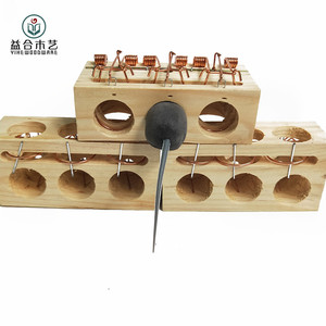 Humane Multi Catch Wooden Hole Rat Rodent Control Killer <strong>Mouse</strong> <strong>Trap</strong> - Product Image 4