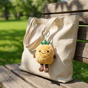 Jouet en peluche doux et écologique en coton PP, rembourré, en forme de fruit – Cadeau personnalisable adapté aux bébés - Product Image 4