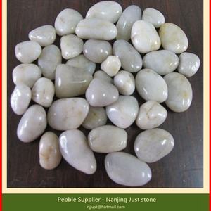 Groothandel Wit Landscaping <span class=keywords><strong>Rock</strong></span> Gepolijst Natuurlijke Rivier Rots - Product Image 2