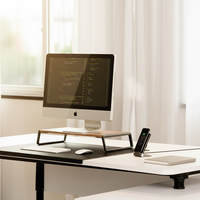 Support de moniteur d'ordinateur de bureau de conception moderne de vente chaude pour des imprimantes d'ordinateur portable