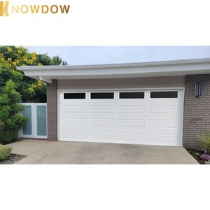 <span class=keywords><strong>Porte</strong></span> <span class=keywords><strong>de</strong></span> <span class=keywords><strong>garage</strong></span> en mousse à double pliage KNOWDOW, 9x8 pieds, conception sans rail pour les garages à <span class=keywords><strong>plafond</strong></span> <span class=keywords><strong>bas</strong></span> avec isolation - Product Image 3