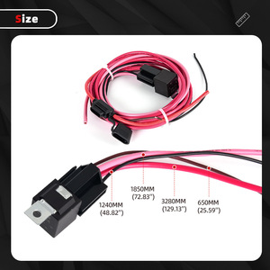 Auto Relay <b>Kit</b> 12V 40A Waterproof With Wire Harness For <b>Electric</b> Fuel Pump P/N3024 - Product Image 1