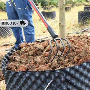 CYRUS En Gros Outils <span class=keywords><strong>De</strong></span> Jardin 4 Dents Duralble En Acier Au Carbone Fiber <span class=keywords><strong>De</strong></span> Verre Jardin Houe Râteau Cultivateur - Product Image 6