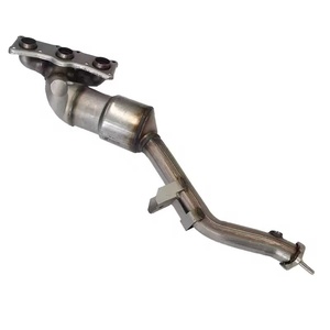 ตัวเร่งปฏิกิริยาแบบสามทางสแตนเลสใหม่ เข้ากันได้กับ BMW X3 E83 N52 2.5L ปี 2007-2010 มาตรฐานยูโร 4 ด้านซ้าย - Product Image 1