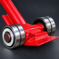Barre de levage à rouleaux à double roulement robuste en acier allié pour le déplacement d'équipements industriels