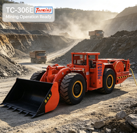 Scooptram électrique souterrain 3 m³ pour le transport de minerai de platine, d'émeraude et de lithium dans les mines de roche dure