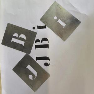 Pochoirs métalliques personnalisés de haute qualité, best-sellers, gravés à la <span class=keywords><strong>lettre</strong></span>, peinture au pistolet, spécialisés pour la peinture au pistolet - Product Image 6