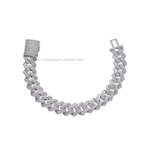 Exaggerated <b>Bracelet</b> Thick Chain, Hip-hop Personalized Trendy <b>Couple</b> <b>Bracelet</b> Jewelry Tanjing Fashion Lijing Necklace - Product Image 5