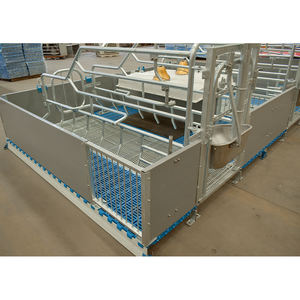 Nouvelle cage de mise bas en acier galvanisé à chaud, durable et à longue durée de vie (15-25 ans), pour l'équipement d'élevage porcin - Product Image 3