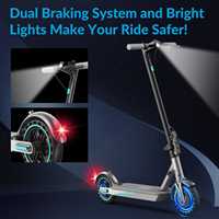 Entrepôt UE Scooter électrique pliable léger et portable 36v 10.5ah Batterie Scooter en alliage d'aluminium Scooter électrique tout-terrain pour adultes