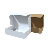 Fabrication professionnelle de boîtes à lunch en papier bon marché, boîtes à emporter jetables pour aliments, boîtes à lunch en papier pour emporter