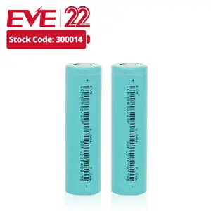 Eve 18650 2000mah bateria de lítio 20p, para bateria ebike 18650 3.7v 7.4wh baterias y18650 por atacado