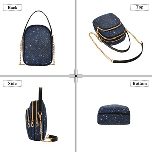 Trendy Design Custom Shine Travel <b>Chain</b> Shoulder Casual Crossbody <b>HandBags</b> for Lady - Product Image 3