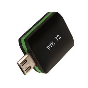 TV Tuner mini Android akıllı sopa dongle Mini Usb sopa Tv DVB-T2 Pad TV Android telefonlar dijital set-top kutusu