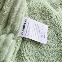 Manta nórdica de poliéster 100%, cama de lana tejida de lujo ligera gruesa doble para sofá de oficina, siesta transfronteriza al por mayor