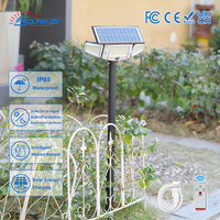 Lámpara Solar LED Solarup de 3 Cabezas para Jardín, 1200lm, Exterior, Impermeable, con Sensor de Movimiento, IP65, Alto Brillo