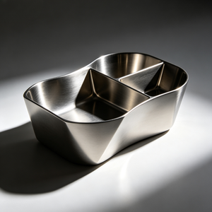 Modern Luxury Home Decor Factory Custom CNC Machined Metal <b>Storage</b> Box Stainless Steel Abstract Sculpture Desktop Crafts - Product Image 3