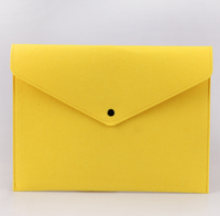 Pochette à boutons A4 en feutre, design Simple, pochette pour documents, porte-documents, dossier Portable