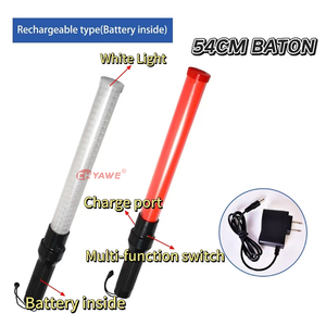 PVC反射LEDマーシャリング交通プラスチックバトンワンドABS & PC材料交通ワンド - Product Image 4