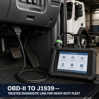 كابل محول مخصص من نوع J1939 ذكر 9 دبابيس إلى أنثى OBD2 16 دبابيس، موصل للتشخيص ونقل البيانات في السيارات، مصنوع من البلاستيك PVC