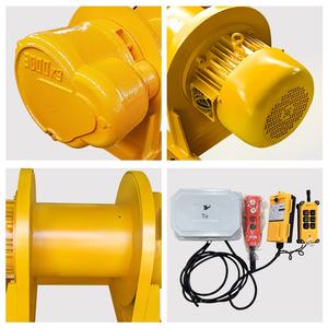 Katrol listrik traksi tugas berat untuk derek baja tahan karat tali kawat konstruksi kendali jarak jauh & penggunaan laut - Product Image 2