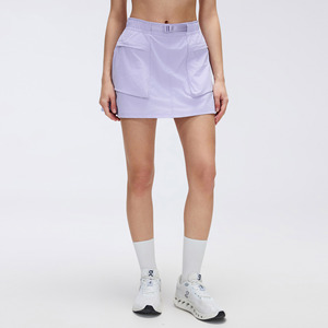 Falda Cargo de Moda Urbana para <span class=keywords><strong>Mujer</strong></span>, con Cinturón y Bolsillos, <span class=keywords><strong>Impermeable</strong></span>, para Ocio al Aire Libre, Estilo Y2K, para <span class=keywords><strong>Tenis</strong></span>, Uso Diario - Product Image 5