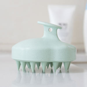 Fornitura di fabbrica spazzola per massaggio del cuoio capelluto per capelli ecologica spazzola per Shampoo esfoliante per capelli per uso asciutto e bagnato - Product Image 5