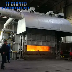 用于可持续工业制造工厂的环保5吨再生重油燃气熔铝炉