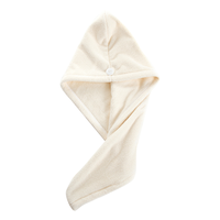Serviette Turban Sèche-Cheveux en Gros ODM, Bonnet de Douche en Microfibre Multicolore Super Absorbant avec Boucle