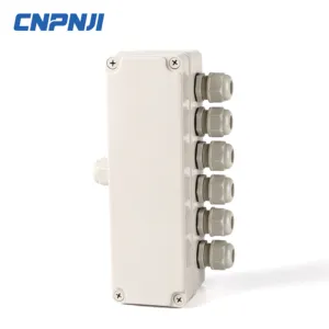CNPNJI China Custom ABS IP65 Pcb Enclosure Plastic Electronic Waterproof Junction Box Outdoor Battery Case Enclosure 75*91*43MM