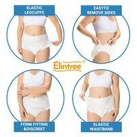 Sous-vêtements d'incontinence pour adultes Elintree, solution pour le confort et la commodité, couches-culottes jetables pour adultes imprimées sur mesure