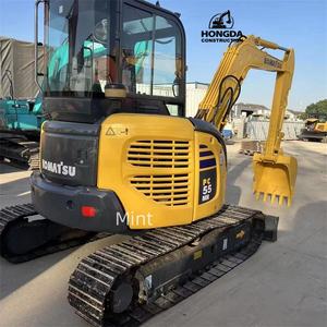 Excavatrice utilisée KOMATSU PC55MR-2 des prix bon marché excellente représentation Excavatrice utilisée KOMATSU à vendre - Product Image 2