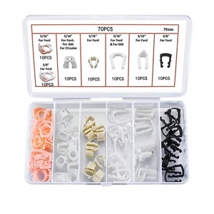 Auto Parts <b>Fuel</b> <b>Line</b> <b>Clip</b> Kit 70Pcs 7Sizes For Ford Gm Universal Repair Replacement - Product Image 1