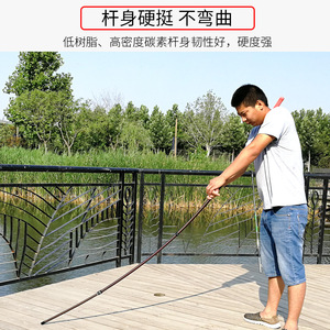 Red de Pesca Telescópica Ligera de Fibra de Carbono Haha de 2.1, 2.4, 2.7 y 3m para Pesca en Aguas Negras - Product Image 2