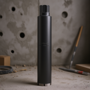 Foret diamanté de 2-1/2 pouces de diamètre, profondeur de 14 pouces, tige hexagonale pour le perçage de la maçonnerie et du béton, refroidissement interne - Product Image 2